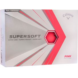 2021 Supersoft Pink Golf Balls