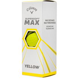 2021 Supersoft Max Yellow Golf Balls