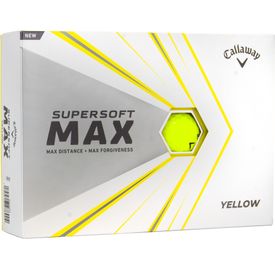 2021 Supersoft Max Yellow Golf Balls