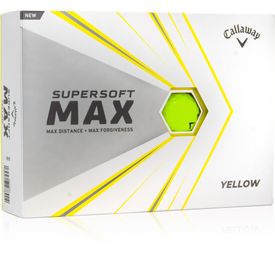2021 Supersoft Max Yellow Golf Balls