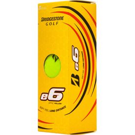 e6 Yellow Golf Balls