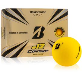 e12 Contact Matte Yellow Golf Balls