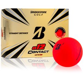 e12 Contact Matte Red Golf Balls