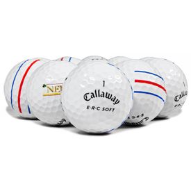 ERC Soft Triple Track Logo Overrun Golf Balls