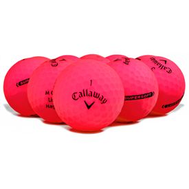 Supersoft Pink Logo Overrun Golf Balls - 2021 Model