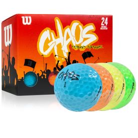 Chaos Multi Color Double Dozen Golf Balls
