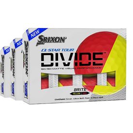 Q-Star Tour Divide Yellow/Red Golf Balls - Buy 2 Get 1 Free