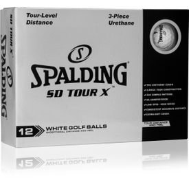 White SD Tour X Golf Balls
