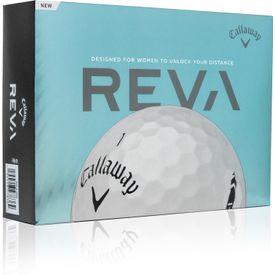 White Reva Pearl Golf Balls