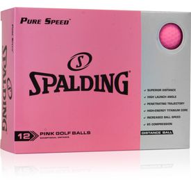 Pure Speed Matte Pink Golf Balls