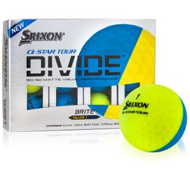 Q-Star Tour Divide Yellow/Blue Golf Balls