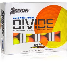 Q-Star Tour Divide Yellow/Orange Golf Balls