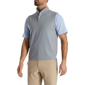 Stretch Jersey Quarter-Zip Vest