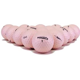 Soft Pink Logo Overrun Golf Balls for Women - 15 Pack