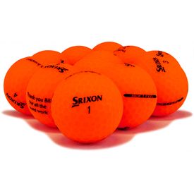 Soft Feel 2 Brite Orange Logo Overrun Golf Balls
