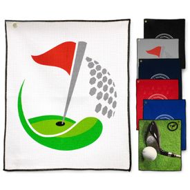 Small Custom Logo Waffle Towel
