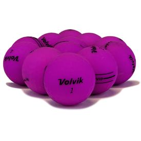 Vivid Matte Purple Logo Overrun Golf Balls
