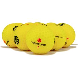 RD-1 Yellow Logo Overrun Golf Balls