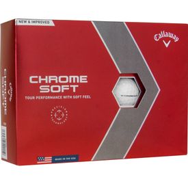 Chrome Soft Play Yellow Golf Balls