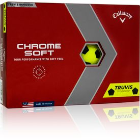 2022 Chrome Soft Yellow TruVis Golf Balls