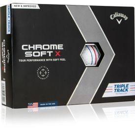 Chrome Soft X Triple Track US Marine Corps Golf Balls