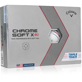 Chrome Soft X LS Triple Track US Army Golf Balls