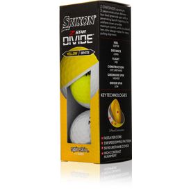Z-Star Divide White/Yellow Golf Balls