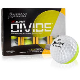 Z-Star Divide White/Yellow Golf Balls
