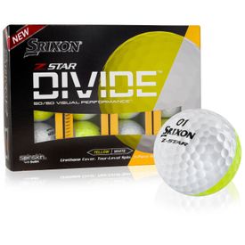 2022 Z-Star Divide White/Yellow Photo Golf Balls