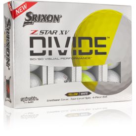2022 Z-Star XV Divide White/Yellow Golf Balls