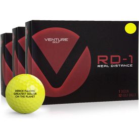 RD-1 Yellow Golf Balls - Buy 2 Get 1 Free