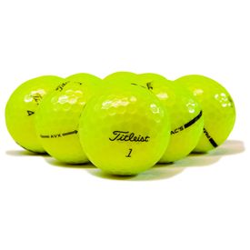 AVX Yellow Logo Overrun Golf Balls