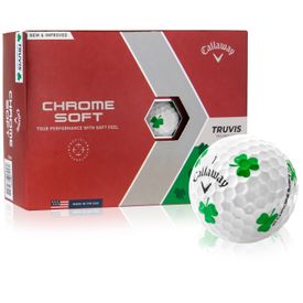 2022 Chrome Soft Shamrock TruVis Golf Balls White