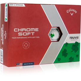 2022 Chrome Soft Shamrock TruVis Golf Balls White