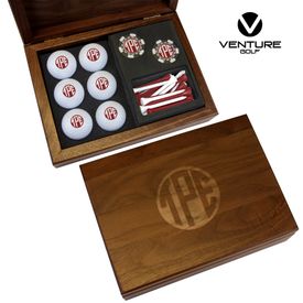 Wooden Gift Set with Poker Chips