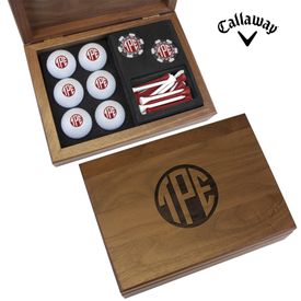 Chrome Soft Wooden Gift Set with Poker Chips