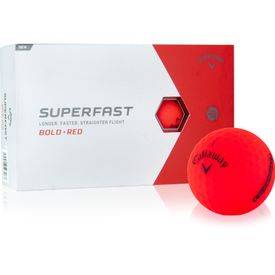 2022 Superfast Bold Red Golf Balls - 15 Ball Pack