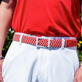 Braided Rosso Series Belt
