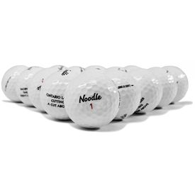 Noodle Long and Soft Logo Overrun Golf Balls - 15 Pack