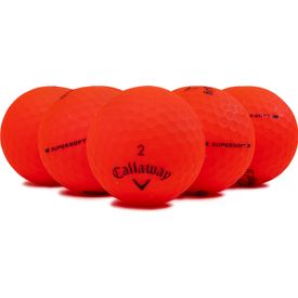 Prior Generation Supersoft Matte Red Bulk Golf Balls