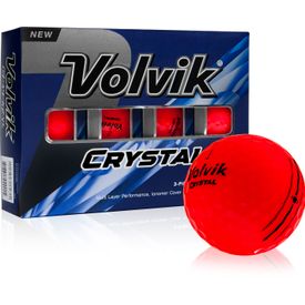 Crystal Red Golf Balls