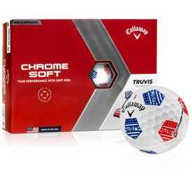 2022 Chrome Soft USA TruVis Golf Balls