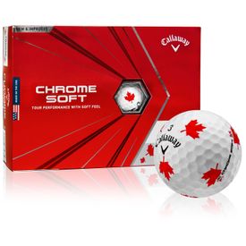 2020 Chrome Soft Maple Leaf TruVis Golf Balls