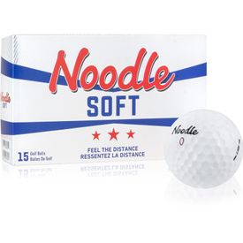 Noodle Soft Logo Overrun Golf Balls - 15 Ball Pack