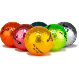 Metallic Color Logo Overrun M5 Golf Balls - 6-Pack