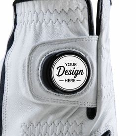 Cabretta Leather Personalized Ball Marker Golf Glove