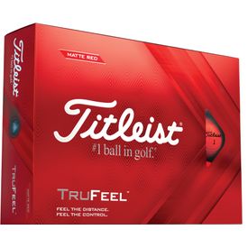 TruFeel Matte Red Golf Balls
