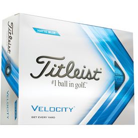 Velocity Matte Blue Double Digit Golf Balls