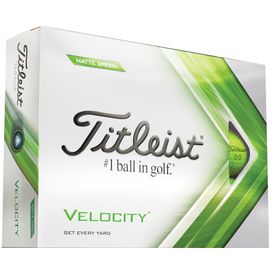 Velocity Matte Green Double Digit Golf Balls