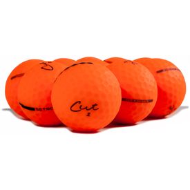 3-Piece Surlyn Matte Orange Logo Overrun Golf Balls